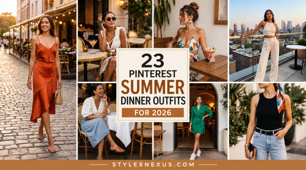 23 Pinterest Summer Dinner Outfits for 2026: Chic, Elegant & Effortlessly Stylish Looks You’ll Love