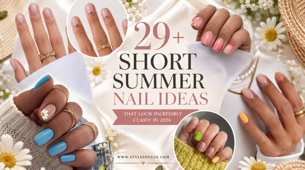 29+ Short Summer Nail Ideas That Look Incredibly Classy in 2026
