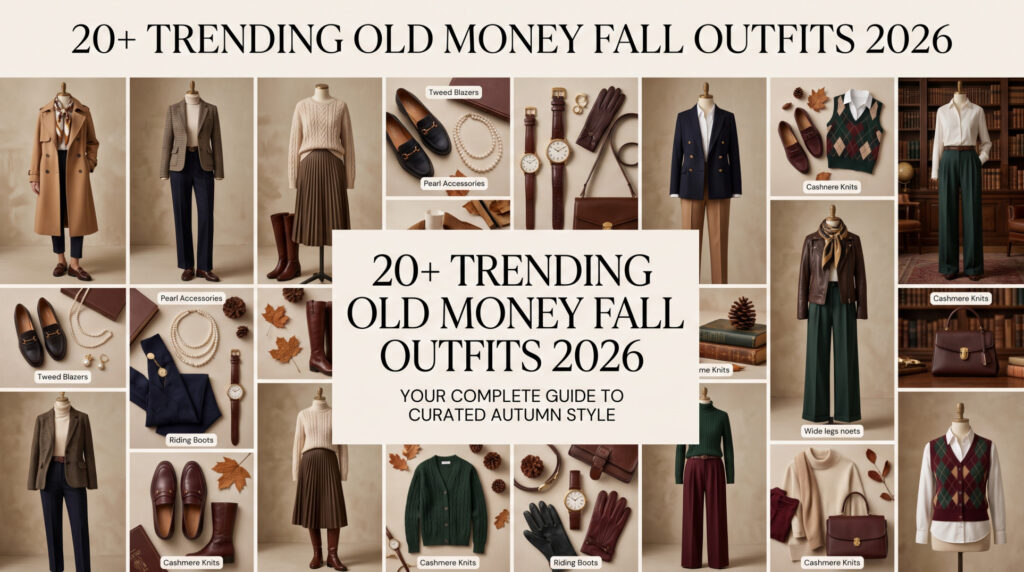20+ Trending Old Money Fall Outfits 2026
