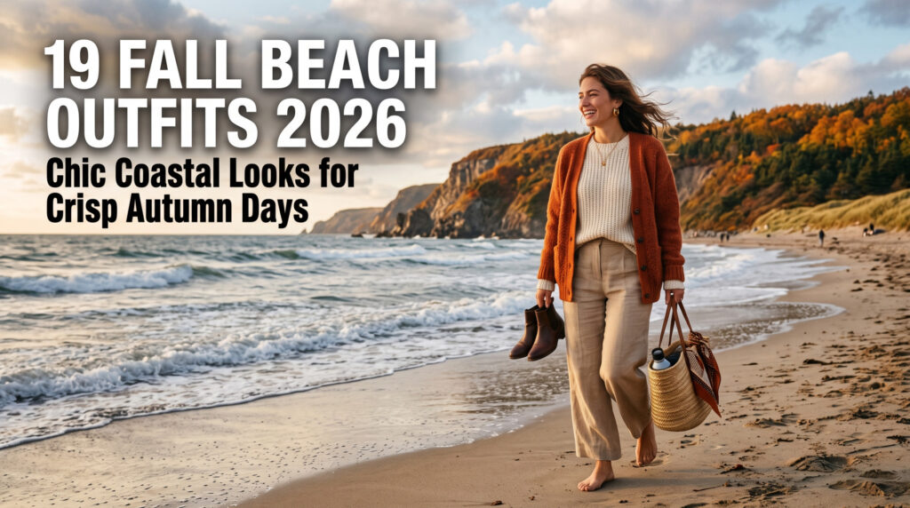 19 Fall Beach Outfits 2026: Chic Coastal Looks for Crisp Autumn Days