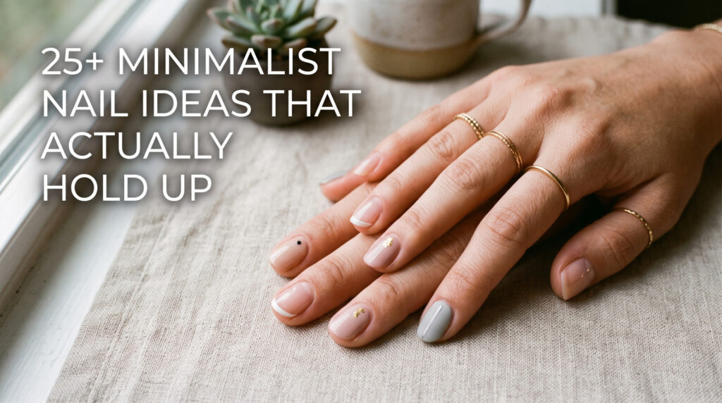 25+ Minimalist Nail Ideas That Actually Hold Up