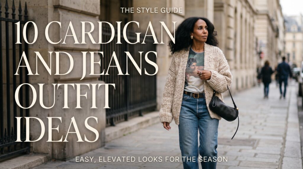 10 Cardigan And Jeans Outfits Ideas